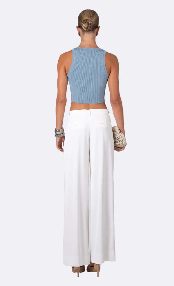 Nonchalant Label Eve Crop Top - Blue
