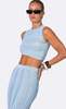 Nonchalant Label Jasmine Crop Top - Baby Blue - Thumbnail 1