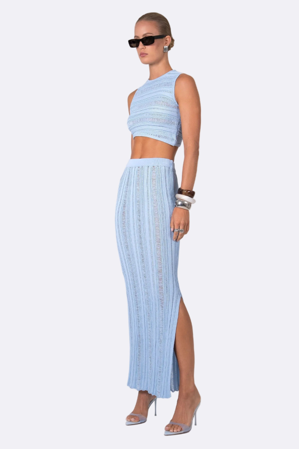 Nonchalant Label Lilia Skirt - Baby Blue