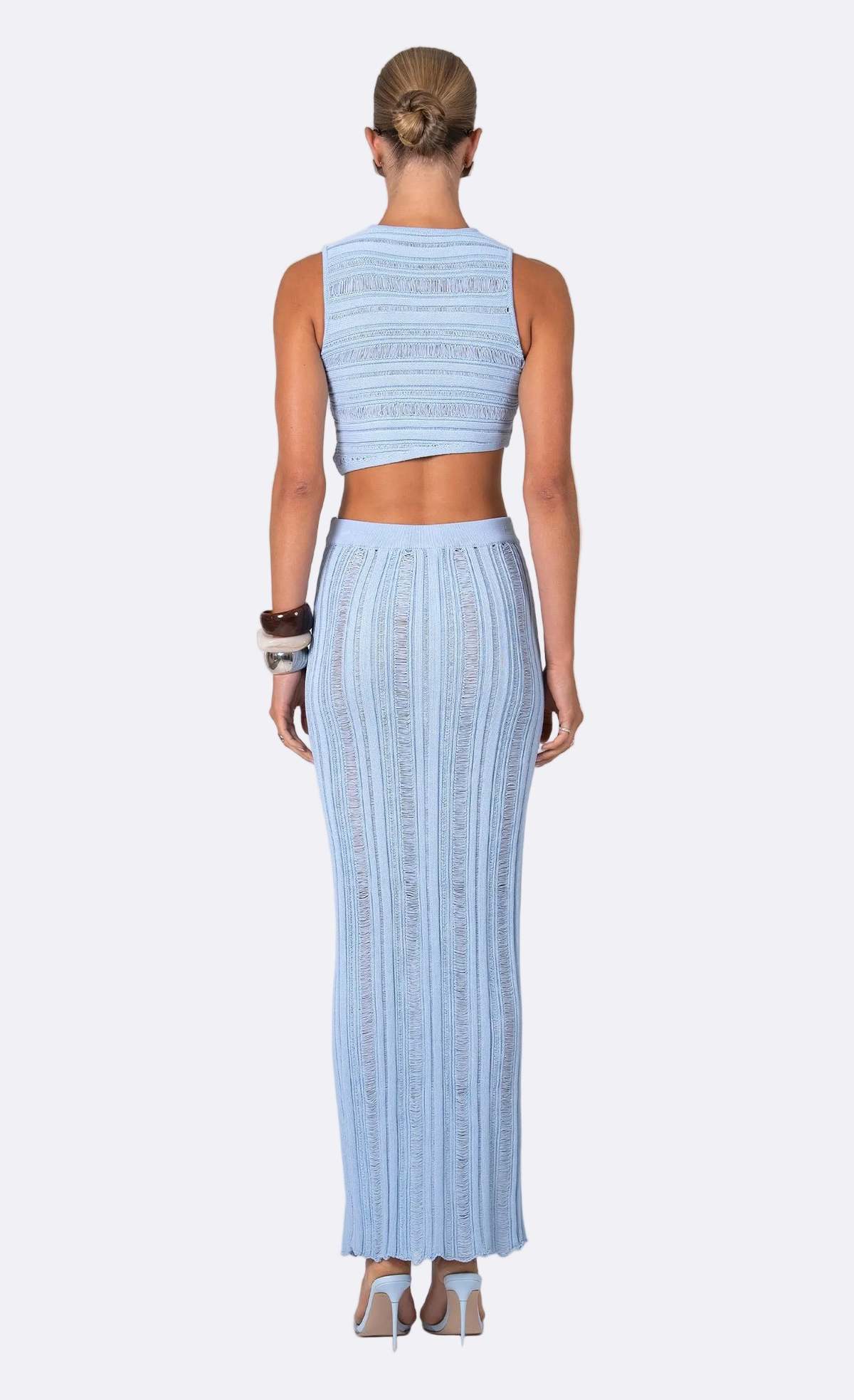 Nonchalant Label Lilia Skirt - Baby Blue - Image 3 of 3