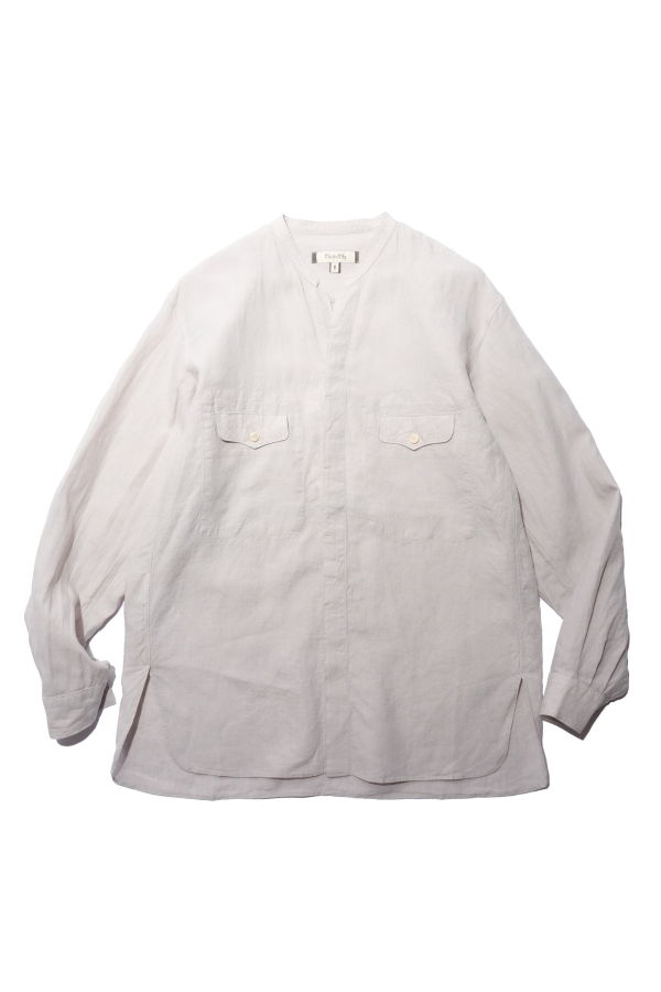 MOTIV Mikhail Superfine Linen Broadcloth Shirt - Lt. Chambray