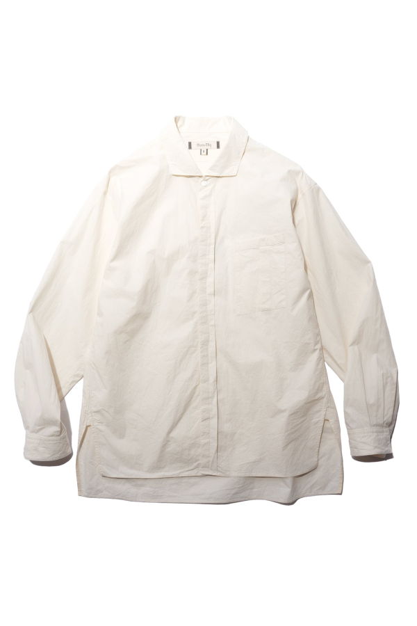 MOTIV Shura Cotton Hemp Broadcloth Shirt - Natural