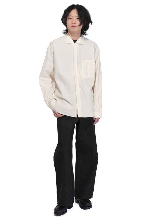 MOTIV Shura Cotton Hemp Broadcloth Shirt - Natural