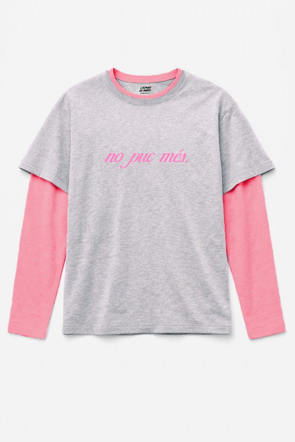 Colmillo de Morsa Printed Layered T-Shirt No Puc Més