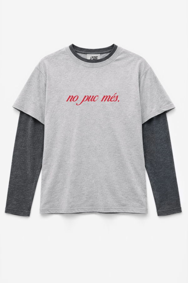 Colmillo de Morsa Printed Layered T-Shirt No Puc Més