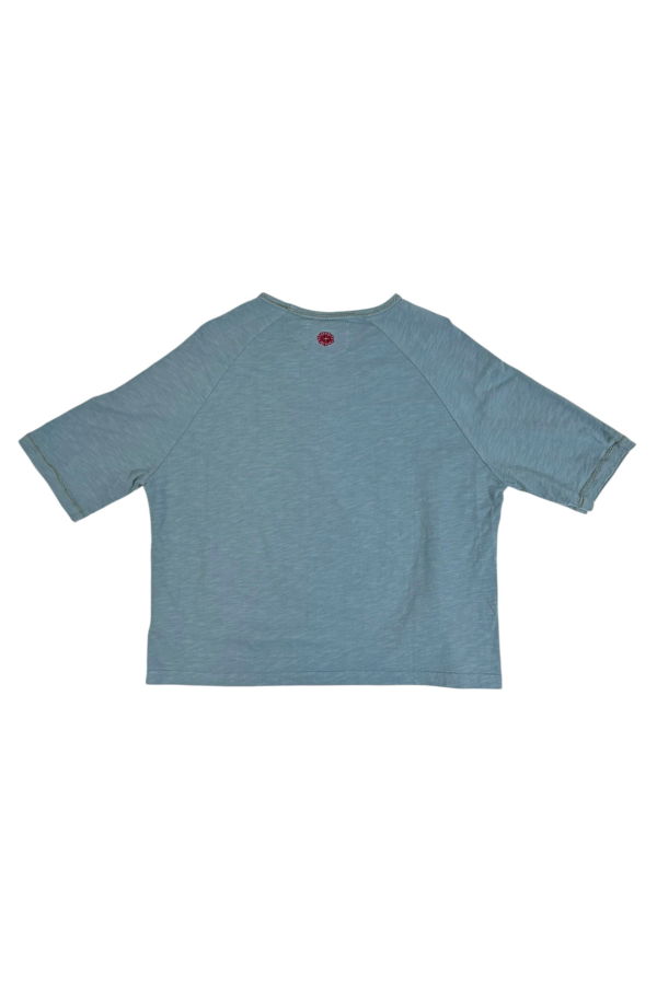 MonoStereo Sunset Raglan Tee - High Tide Blue