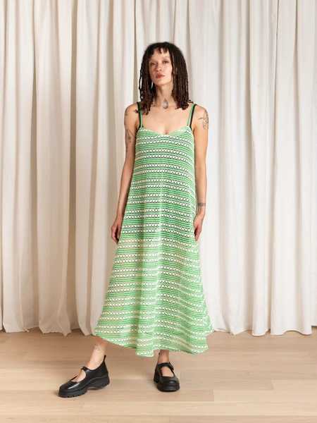 green emerald velvet dress Ali Golden Fitted Tank Dress