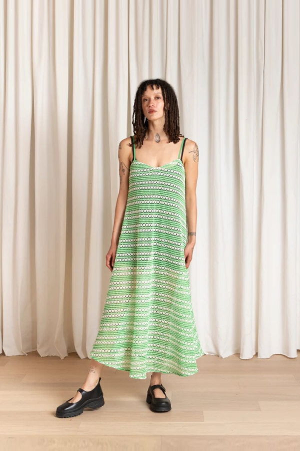 Ali Golden Full Hem Dress