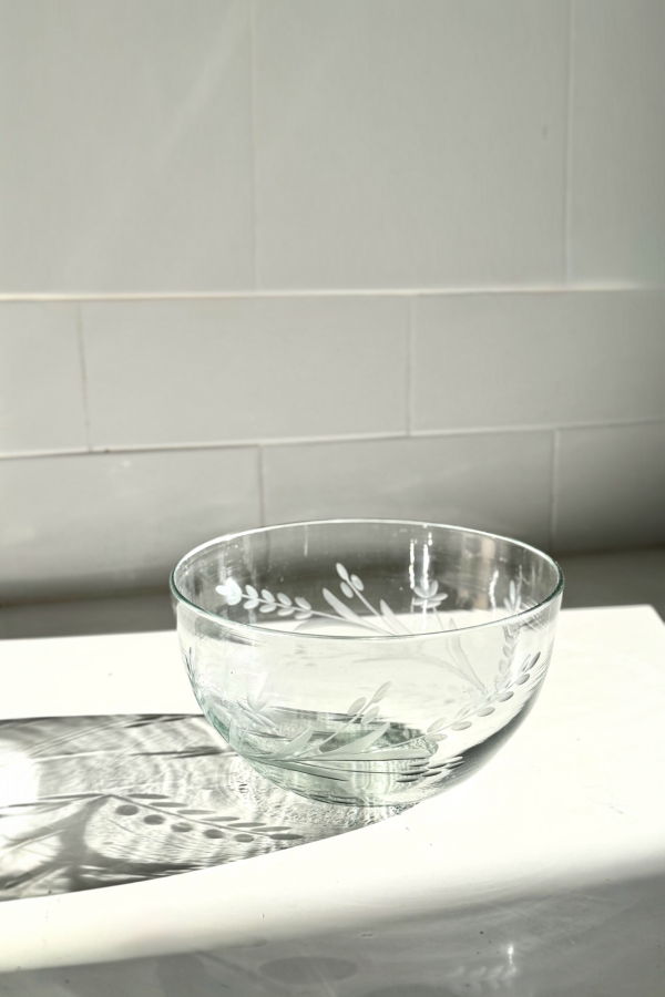Villa Lua Home Hand-Etched Serving Bowl