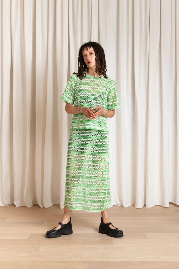 Ali Golden Woven T-Shirt