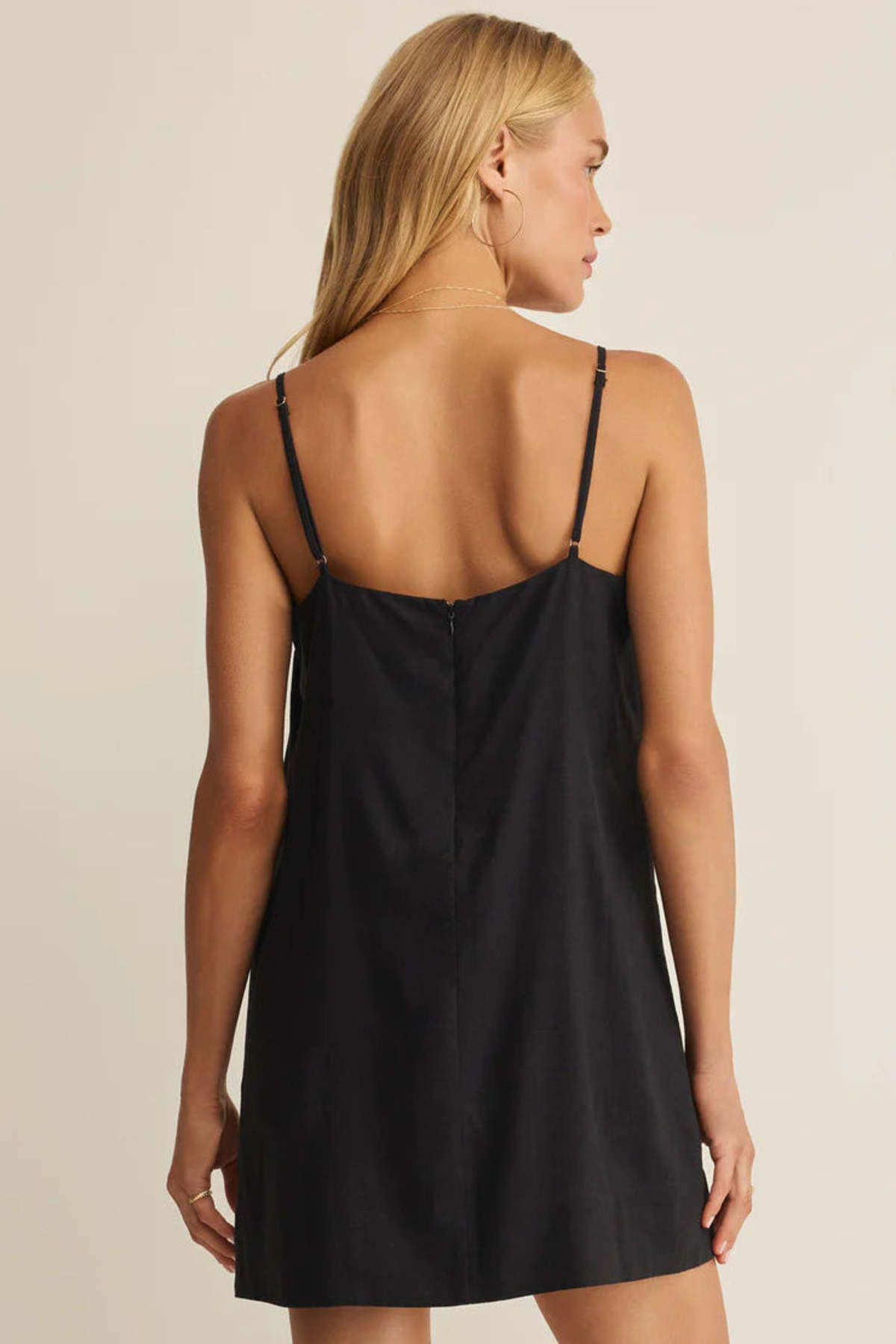 Z Supply Maude Mini Dress - Black - Image 4 of 4