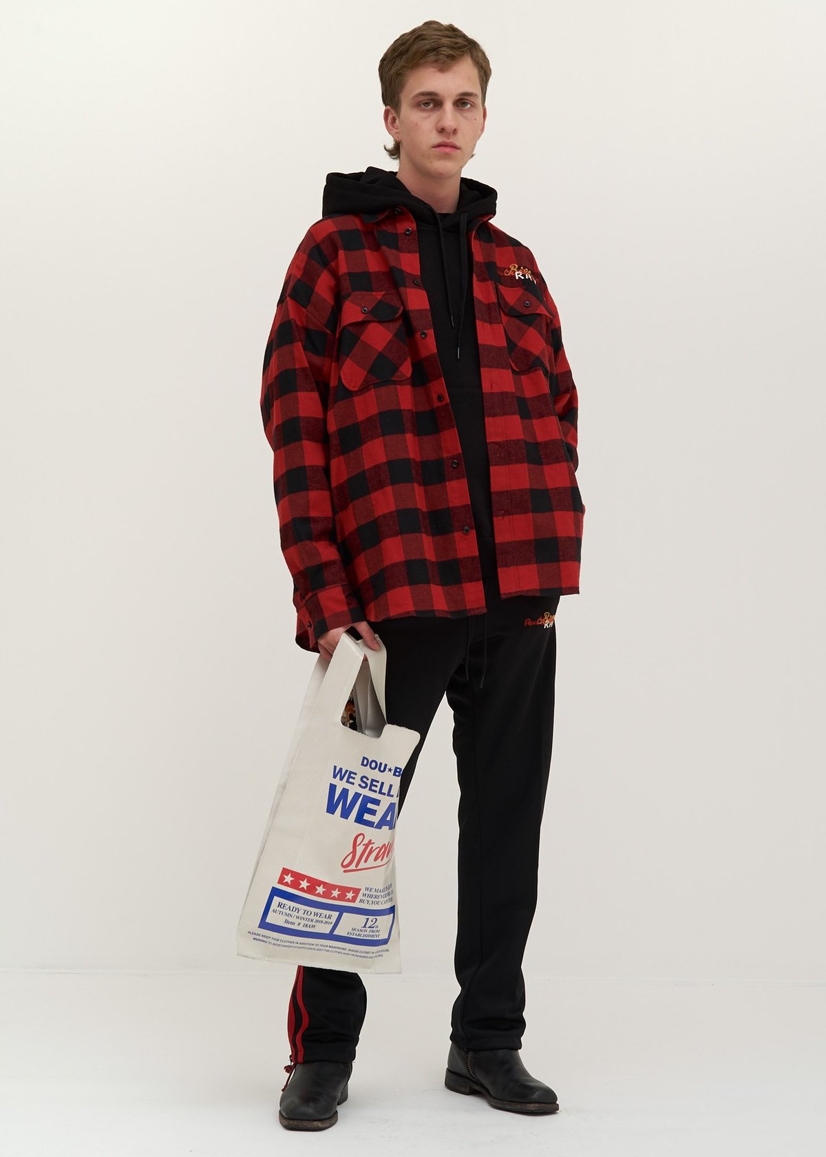トップス doublet HIDDEN CHAOS EMBROIDERY HOODIE Doublet Hidden Chaos Embroidery Hoodies - Black | Garmentory