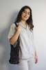 Myrtle Gemma Blouse - French Ticking - Thumbnail 4