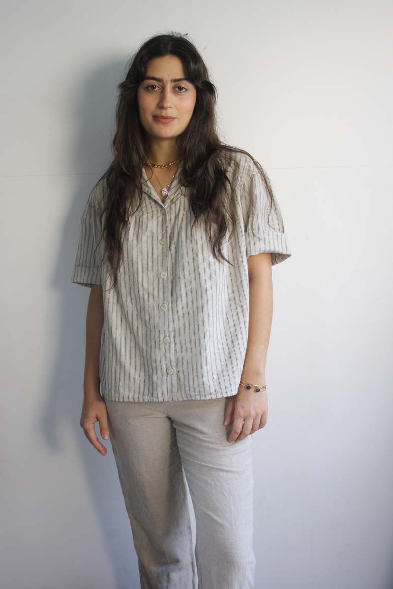 Myrtle Gemma Blouse - French Ticking