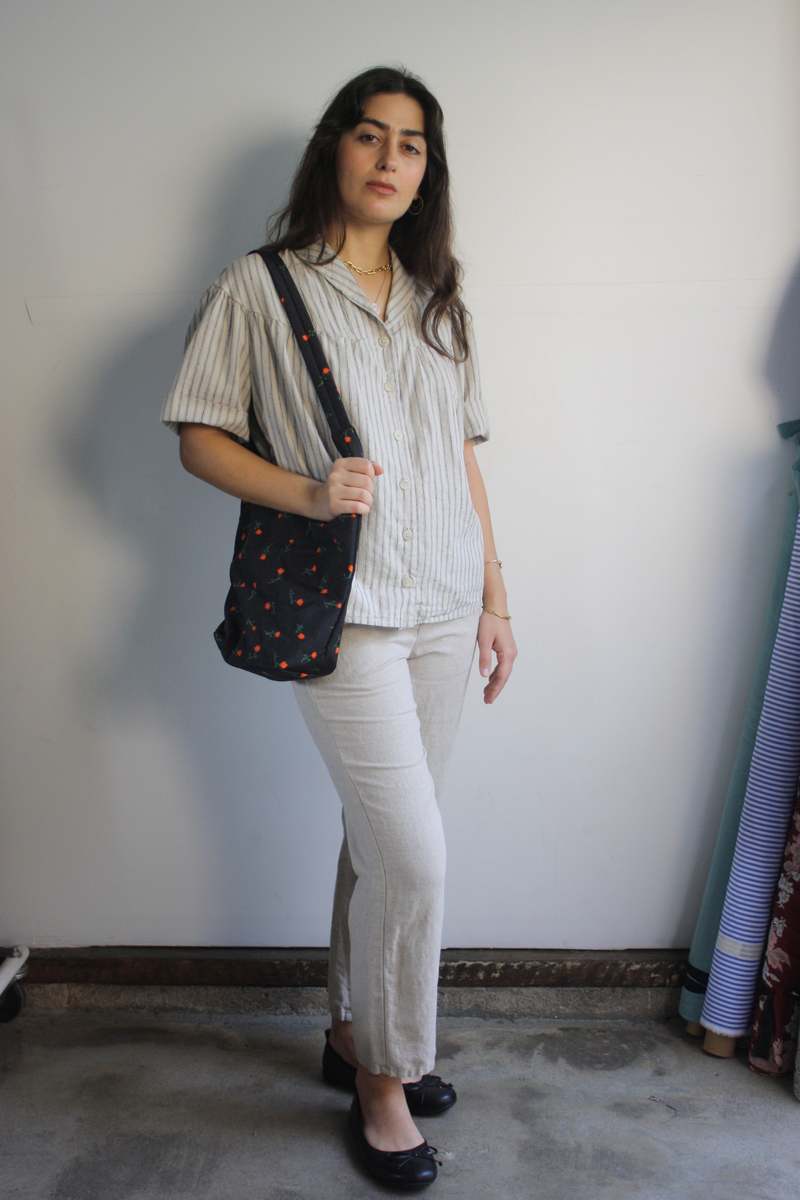 Myrtle Gemma Blouse - French Ticking
