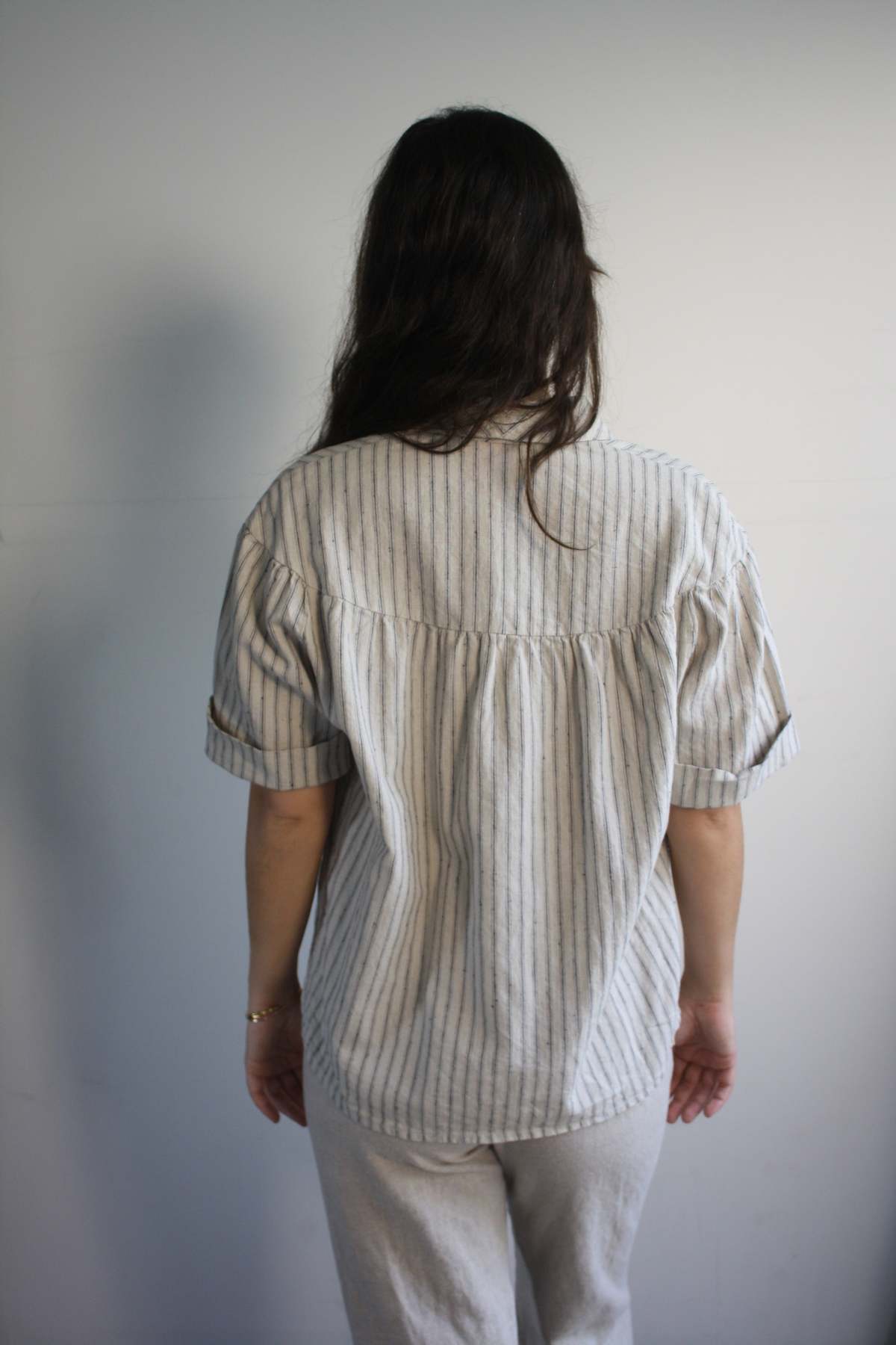 Myrtle Gemma Blouse - French Ticking - Image 7 of 7