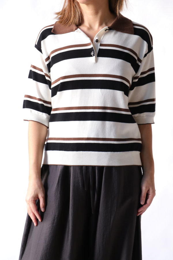 Cordera Organic Cotton Striped Polo