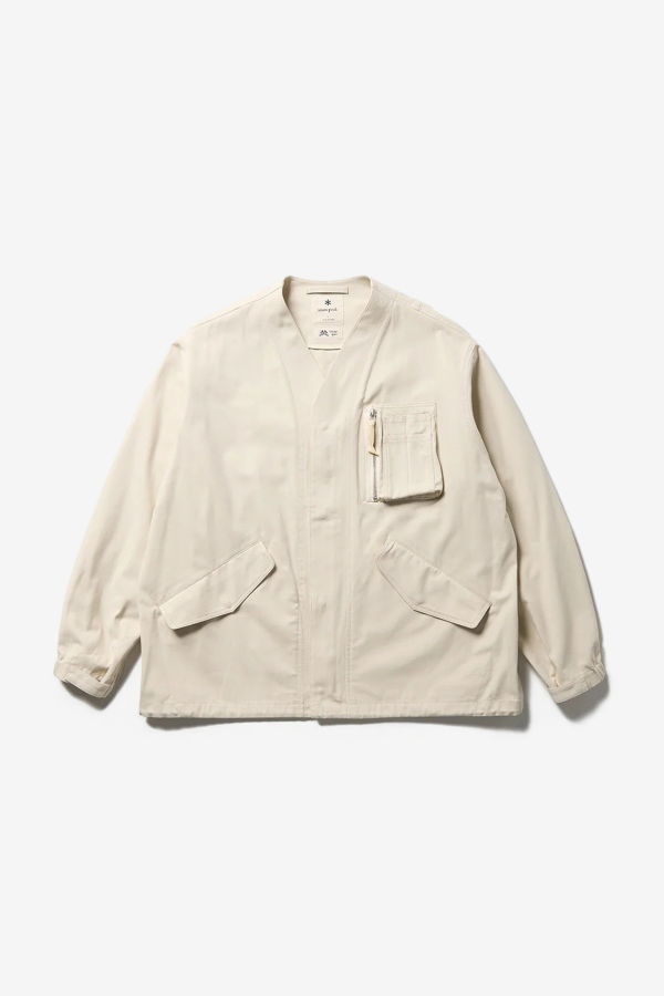 Snow Peak Takibi Herringbone Collarless Jacket