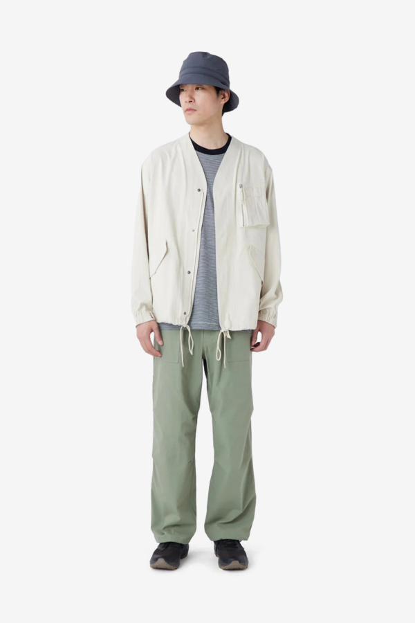 Snow Peak Takibi Herringbone Collarless Jacket