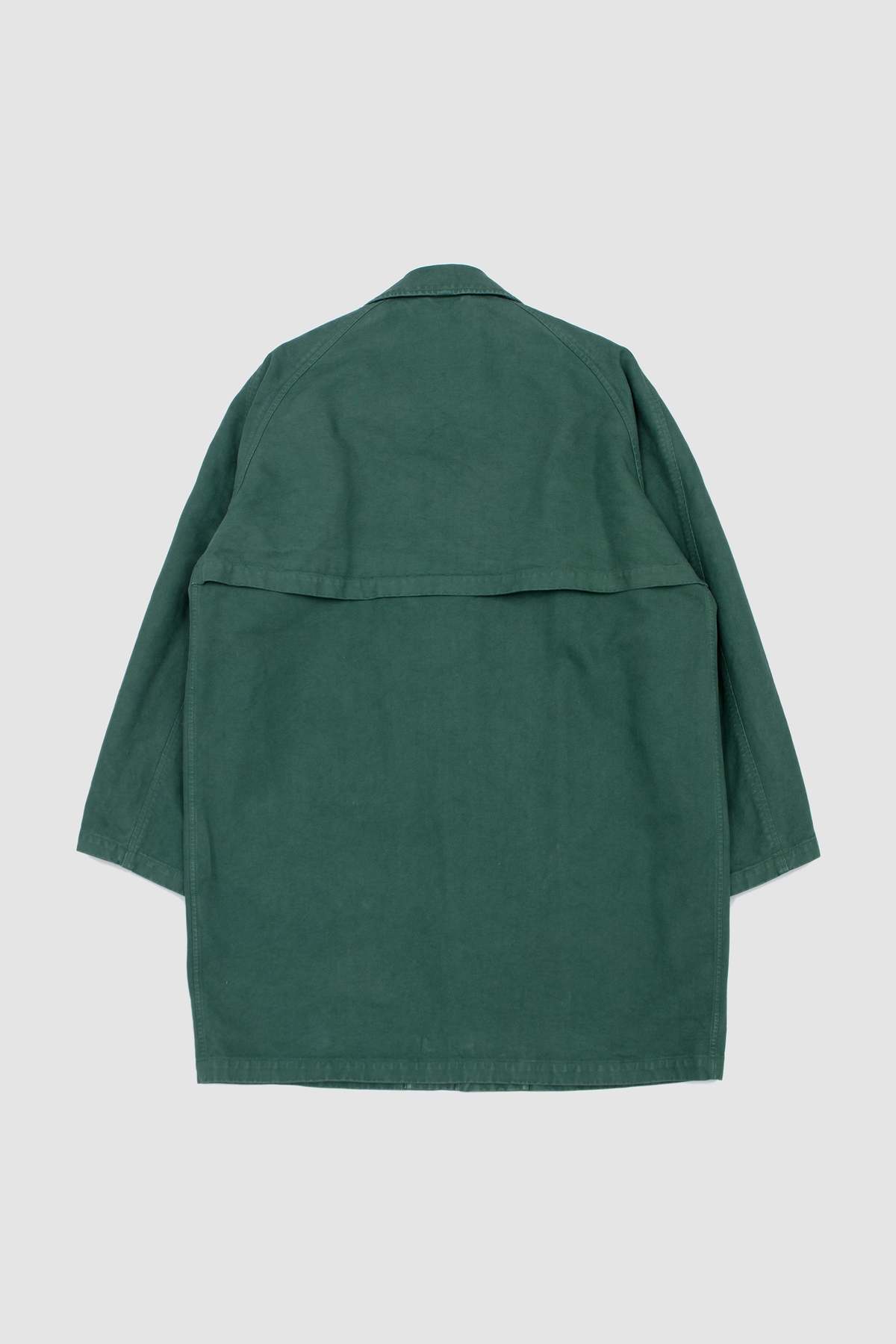 Auralee Garment-Dyed Organic Cotton Heavy Twill Short Coat