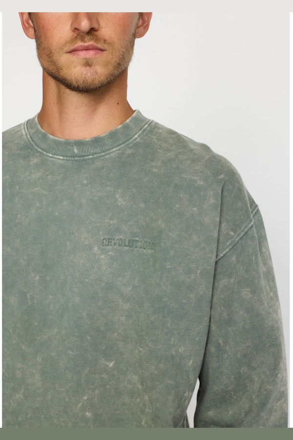 RVLT 2806 Rev Sweatshirt - Light Army