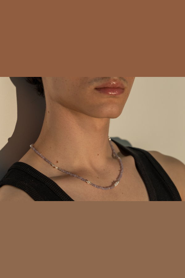 Milk & Rose Amethyst Pearl Necklace