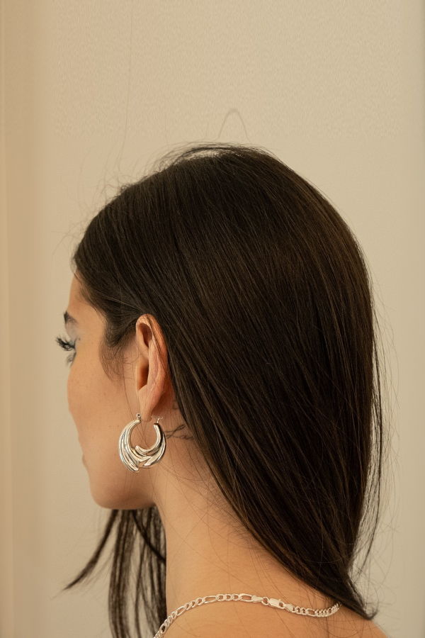 Milk & Rose Aura Hoops