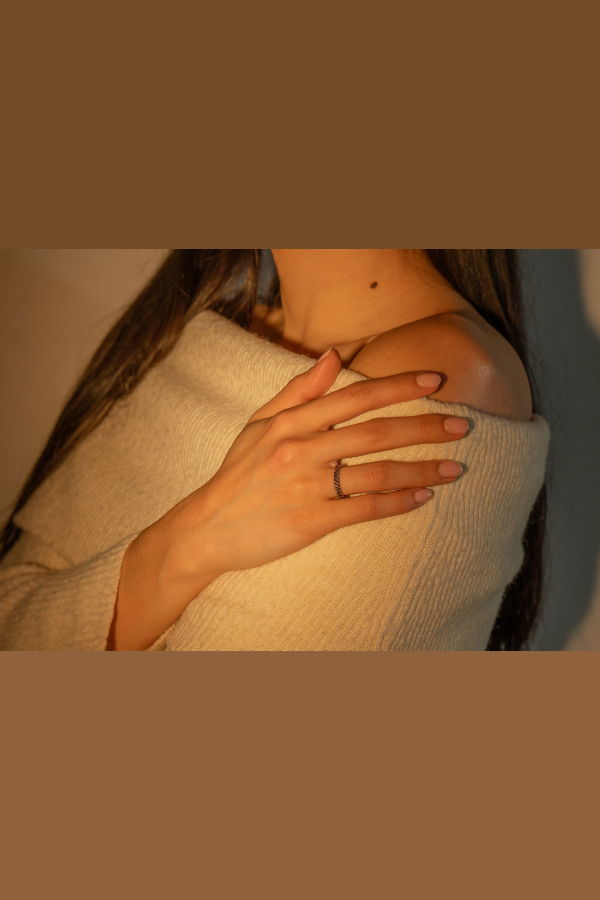 Milk & Rose Ava Ring - Silver