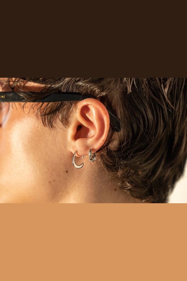 Milk & Rose C Hoops