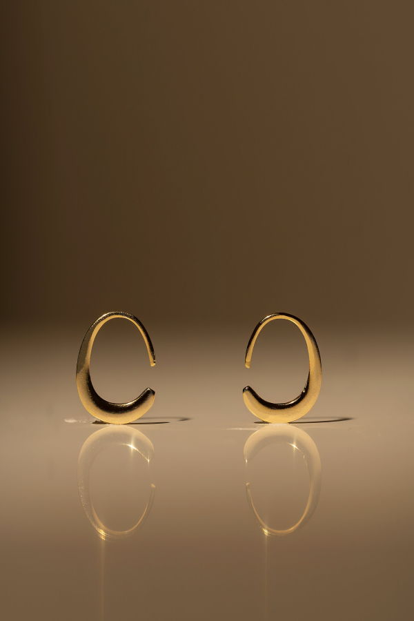 Milk & Rose C Hoops