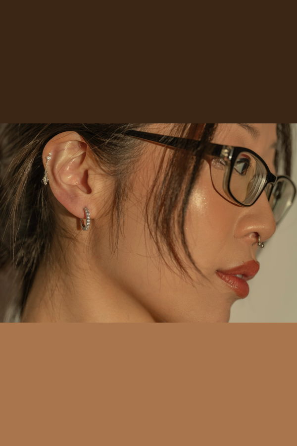 My Store Celeste Hoop Single Earring