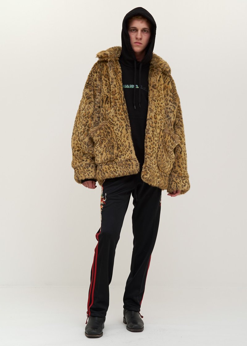 ジャケット・アウター doublet ANIMAL HAND PAINTED FUR JAKET doublet - アニマルファーブルゾン - ANIMAL HAND PAINTED FUR