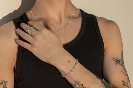 Our Legacy Star Fall Bracelet - Black | Garmentory