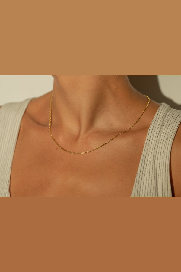 Milk & Rose Dainty Classic Chain Necklace