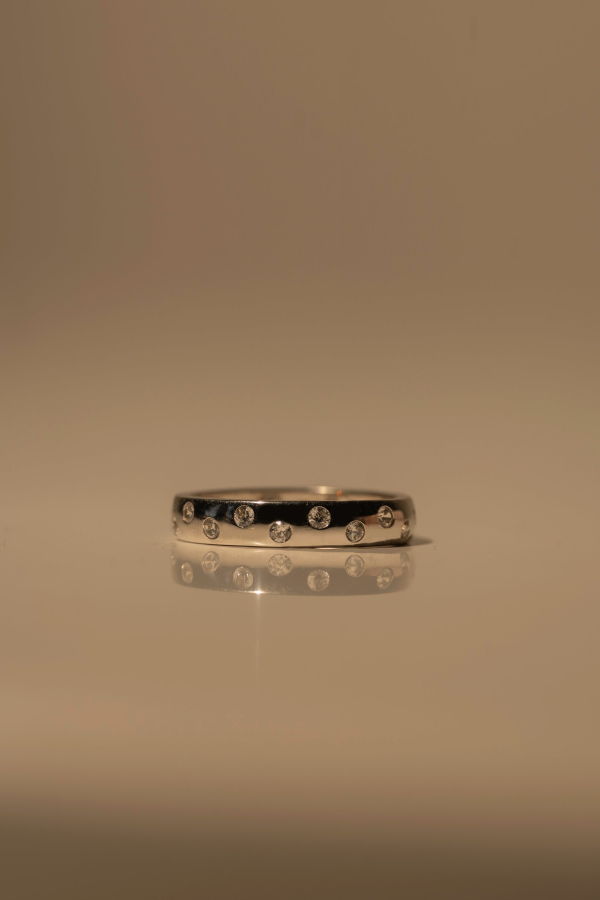 Milk & Rose Galaxy Ring - Sterling Silver