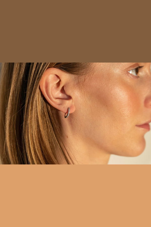 Milk & Rose Hailey Hoop Single Earring