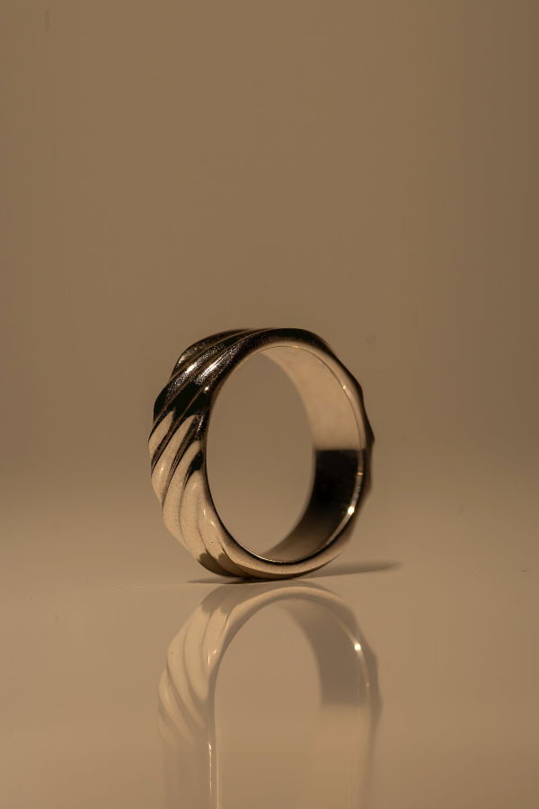 Milk & Rose Ocean Ring - Silver