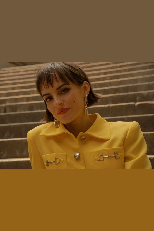 Milk & Rose Paperclip Earrings