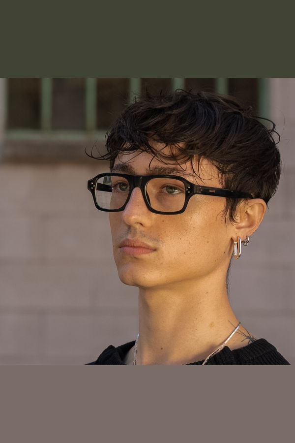 Milk & Rose Paperclip Hoops Earrings