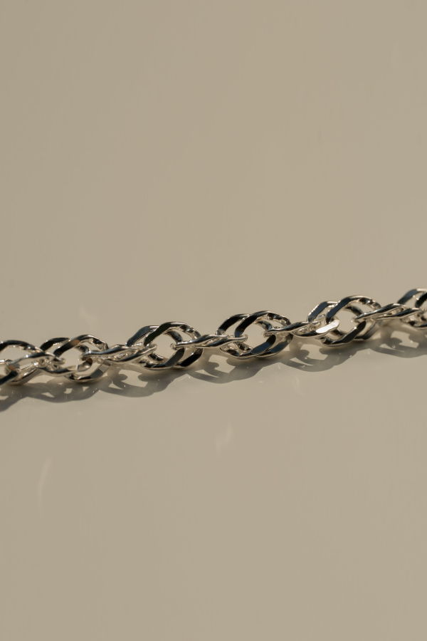 Milk & Rose Twisty Chain - Sterling Silver