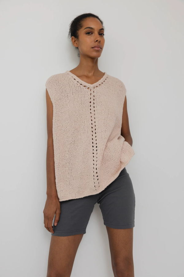 Wol Hide Pointelle Vest Sweater Vest