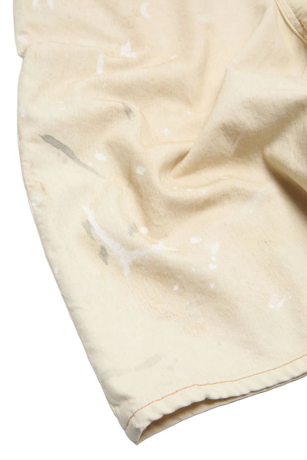 Acne Studios Distressed Denim Shorts - White