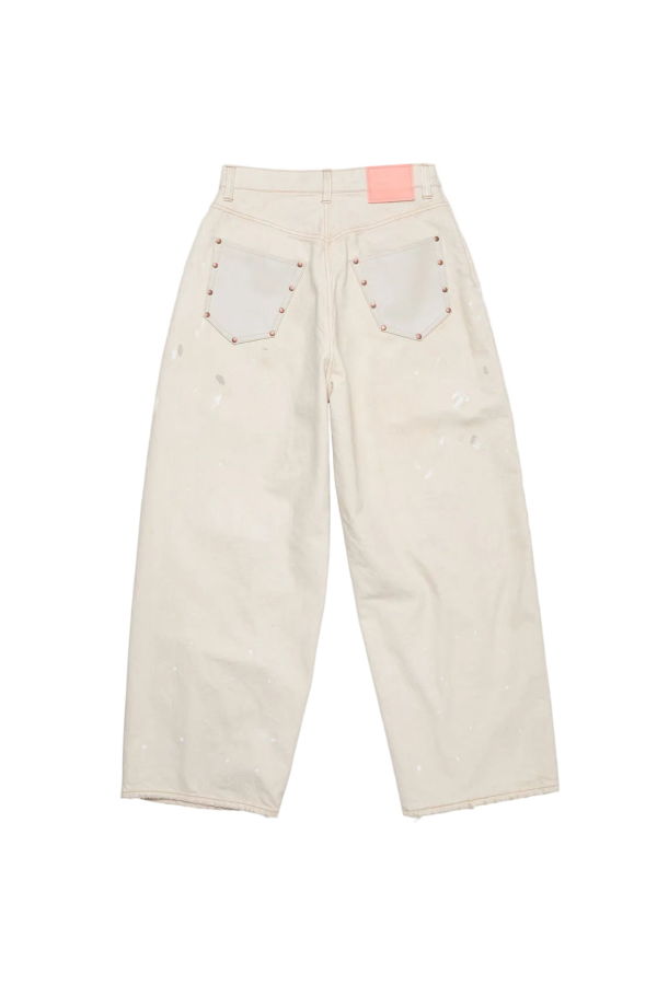 Acne Studios Loose Fit 2023 Jeans - White