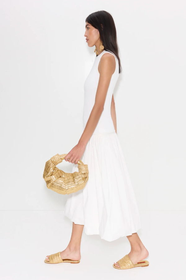 Simon Miller Metallic Raffia Salerno Sandal