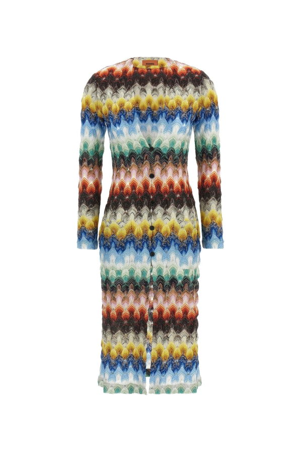 MISSONI V-Neck Long Cardigan - SMSNV