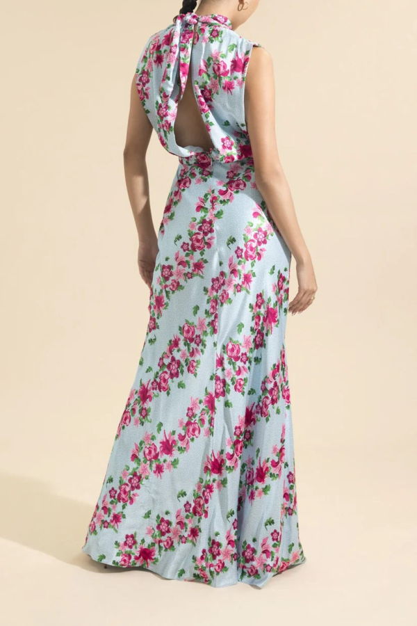 Saloni Fleur Dress - Bellis Stripe