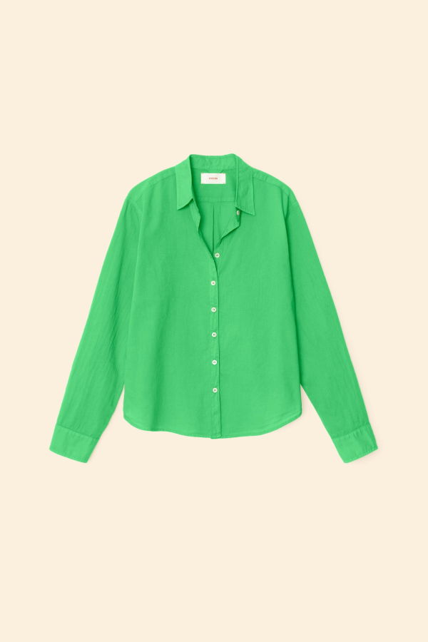 Xirena Bowie Shirt - Green Leaf