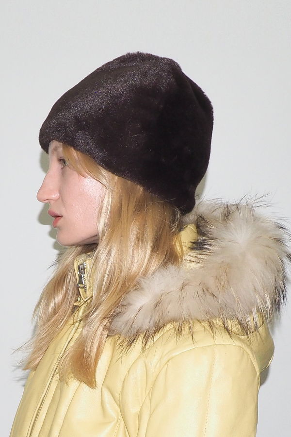 Clyde Faux Fur Toque - Mink