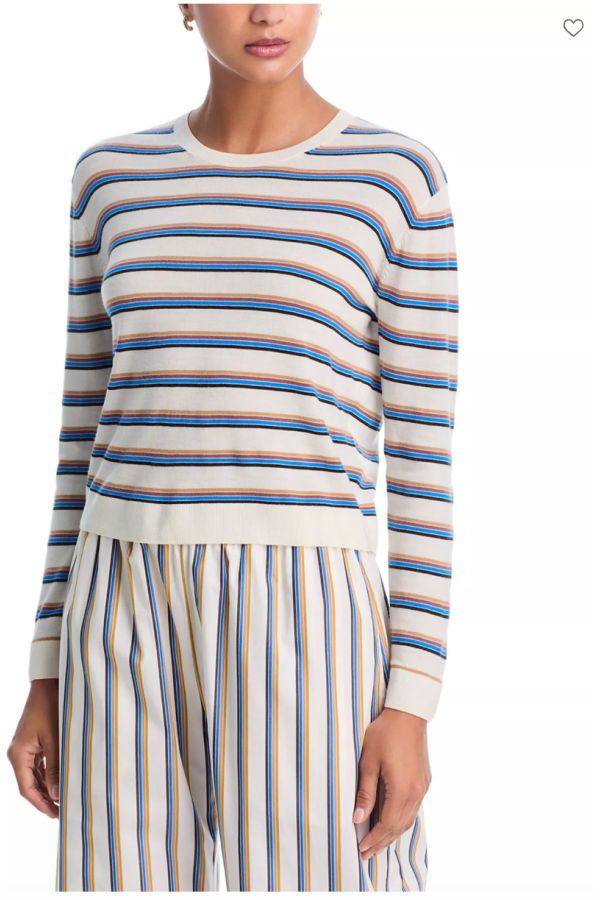Leset James Stripe Classic Crew Top
