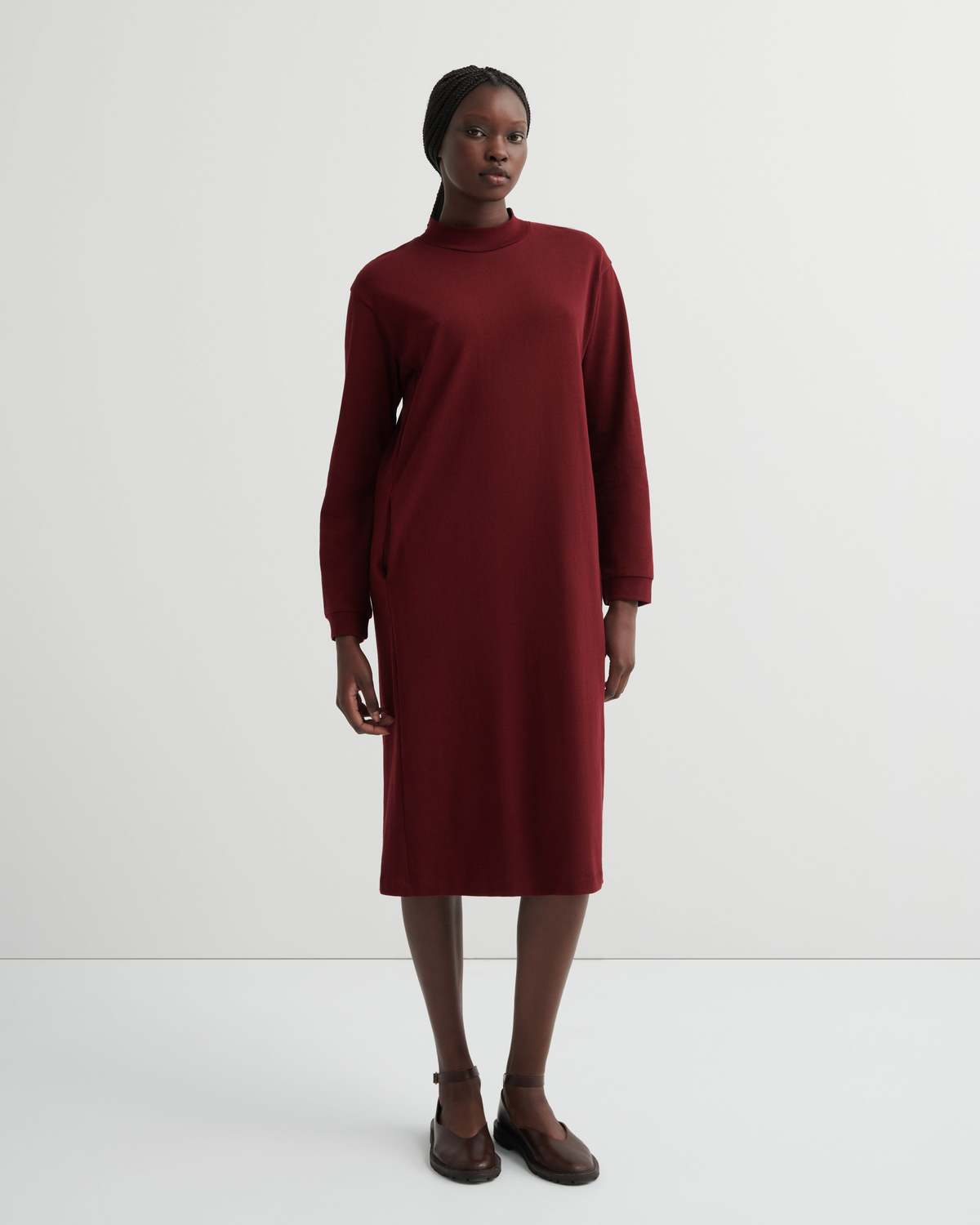 Kowtow Reflect Dress - Maroon - Image 1 of 5